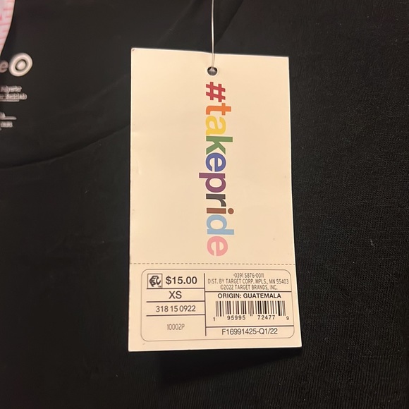 NWT 2/$10! PRIDE EQUALITY BLACK T-SHIRT LGBTQIA RAINBOW ADULT UNISEX - Picture 12 of 12